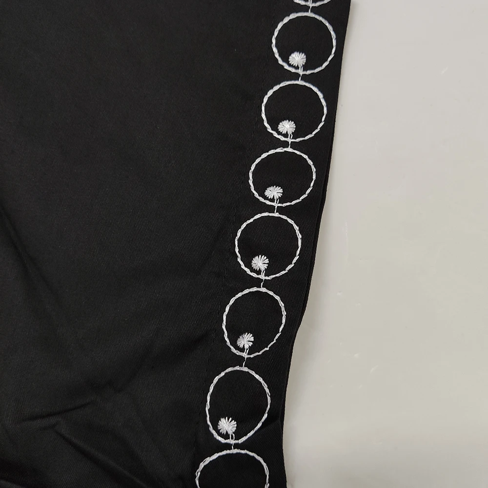 Dashiki Arab Mens Attire Tops Embroidery Muslin T shirts Male Vintage Tunic Ankara Short Kaftan Clothing African dress for men - Image 4