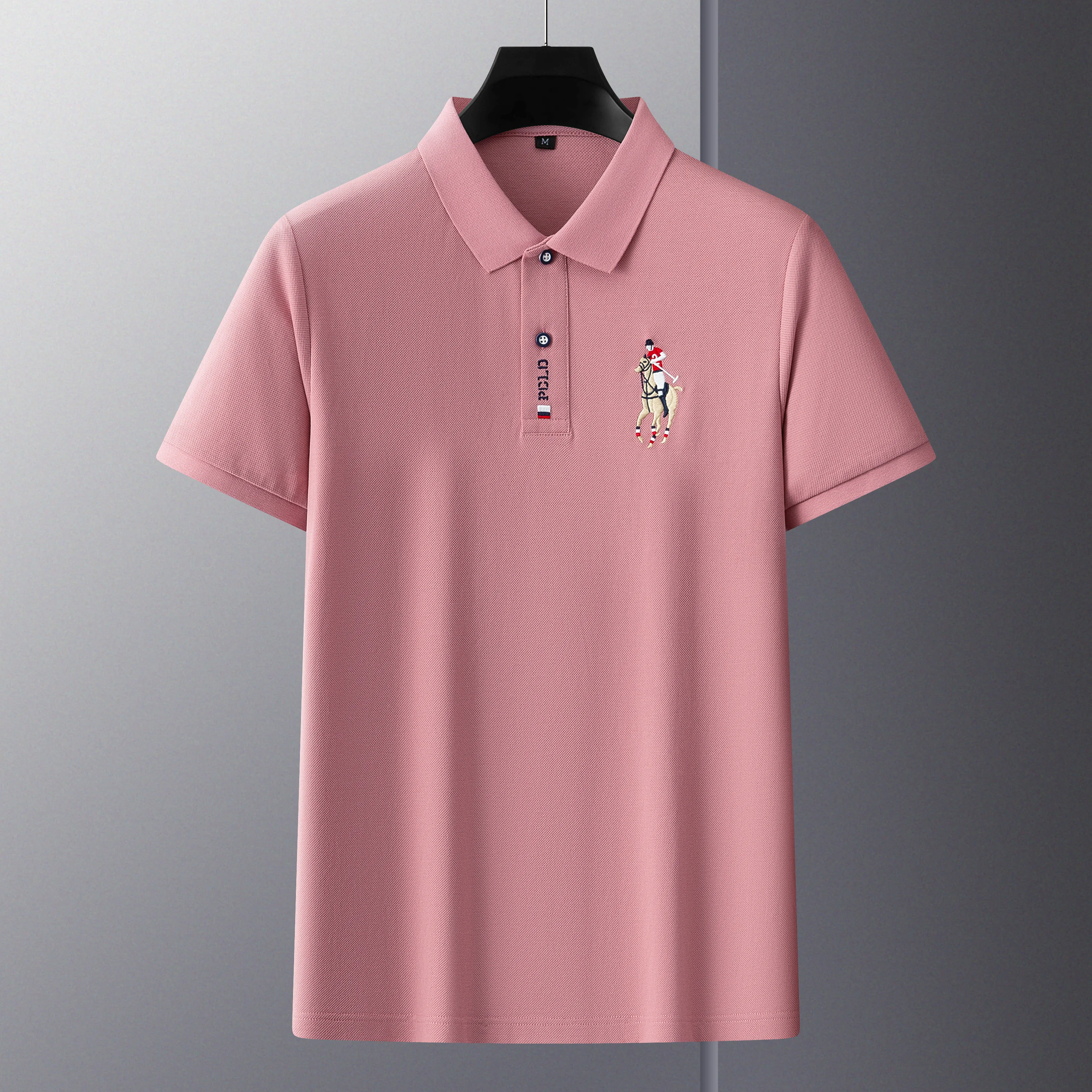 Luxury brand embroidery fashion short sleeve POLO shirt men's designer new Paul shirt summer ice silk comfortable casual T-shirt